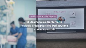 Zdjęcie wykonane podczas konferencji w trakcie wystąpienia „Ocena poprawy jakości życia pacjentów chorych na mukowiscydozę objętych programem leczenia przyczynowego Kaftrio i Kalydeco” – na ekranie prezentacja wyświetlana podczas wystąpienia